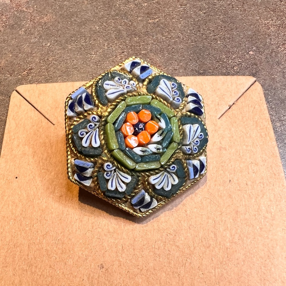 Vintage Mosaic brooch
